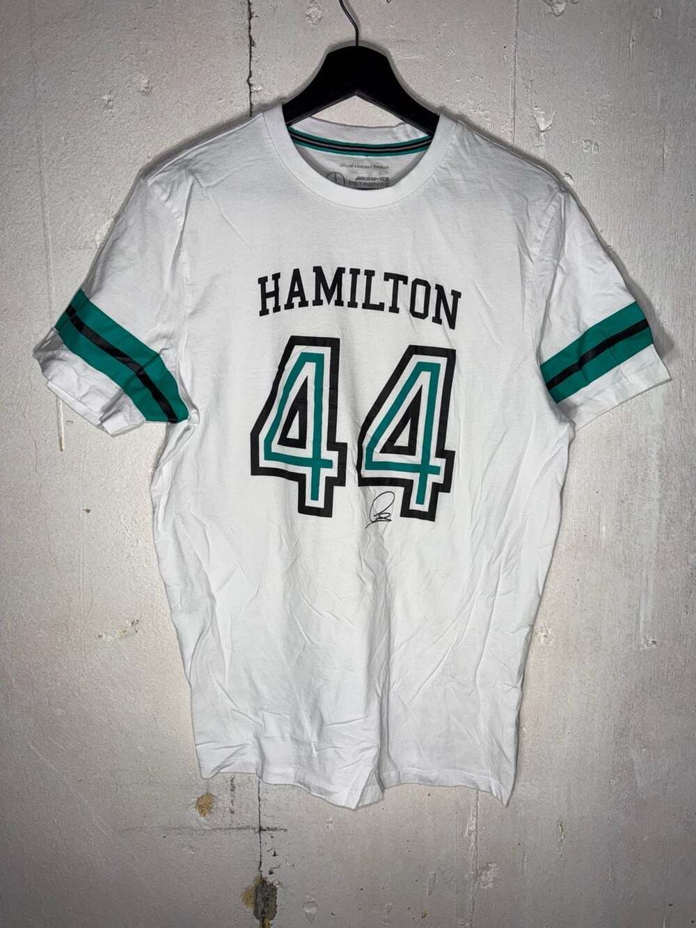 Lewis Hamilton #44 Official Licensed Mercedes-AMG F1 Logo Graphic T-Shirt